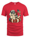 Shih Tzu Patriotic Dog Shirt Funny 4Th Of July Floatie Design For Summer Beer Shirt, America Pool Party Shirt, Usa Flag Dog