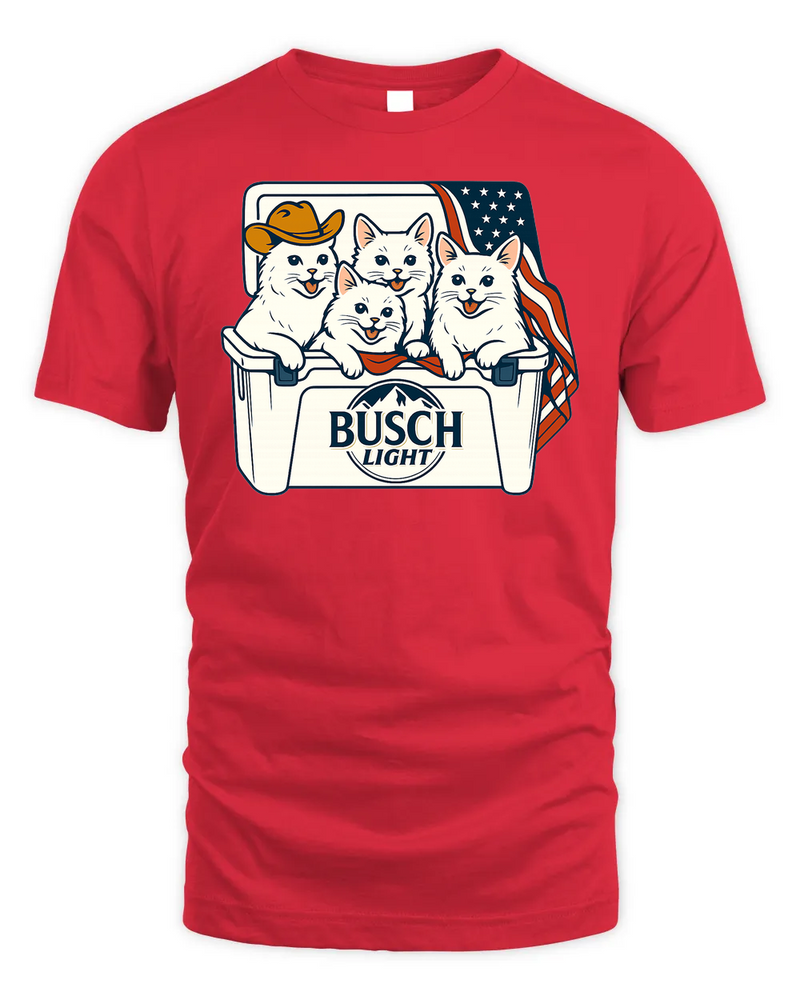 Turkish Angora Patriotic 4Th Of July Funny Beer Cat Cooler