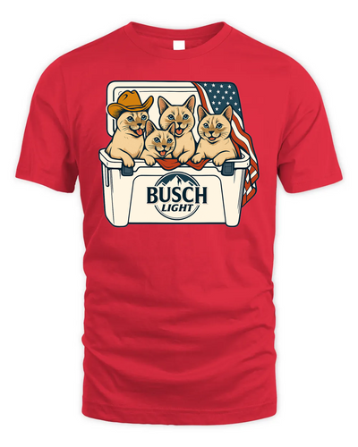 Burmese Patriotic 4Th Of July Funny Beer Cat Cooler