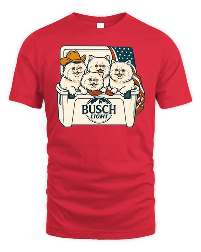 Persian Patriotic 4Th Of July Funny Beer Cat Cooler