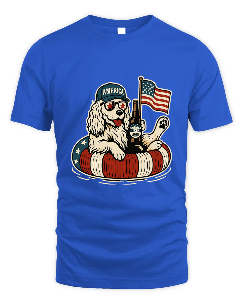 English Cocker Spaniel Shirt Funny 4Th Of July Floatie Design For Summer Beer Shirt, America Pool Party Shirt, Usa Flag Dog