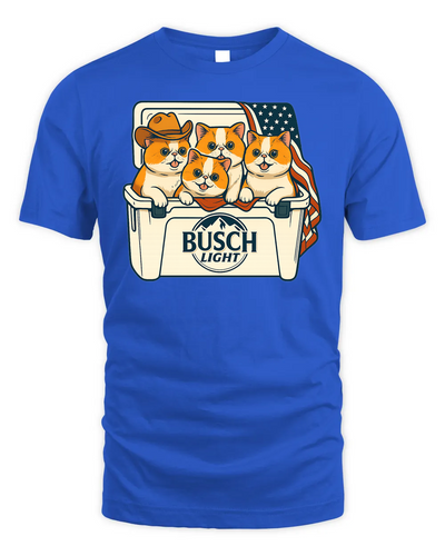 Exotic Shorthair Patriotic 4Th Of July Funny Beer Cat Cooler