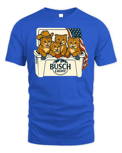 Scottish Fold Patriotic 4Th Of July Funny Beer Cat Cooler