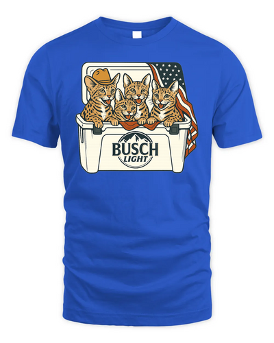 Savannah Cat Patriotic 4Th Of July Funny Beer Cat Cooler