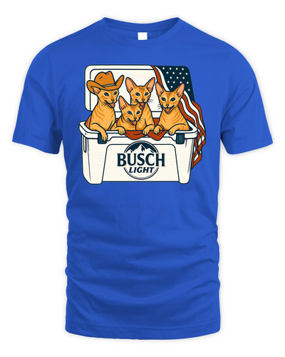 Oriental Patriotic 4Th Of July Funny Beer Cat Cooler