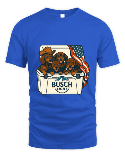 Dachshund Patriotic 4Th Of July Funny Beer Dog Cooler, Independence Cooler Puppies, Summer 4Th Of Jult Cooler Beer, Dogs In Cooler Shirt