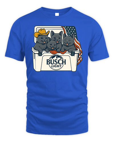 Chartreux Patriotic 4Th Of July Funny Beer Cat Cooler