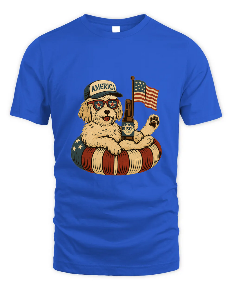 Havanese Patriotic Dog Shirt Funny 4Th Of July Floatie Design For Summer Beer Shirt, America Pool Party Shirt, Usa Flag Dog