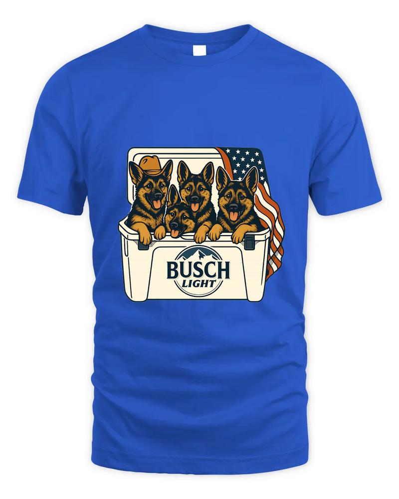 German Shepherd Patriotic 4Th Of July Funny Beer Dog Cooler, Independence Cooler Puppies, Summer 4Th Of Jult Cooler Beer, Dogs In Cooler Shirt