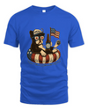French Bulldog Patriotic Dog Shirt Funny 4Th Of July Floatie Design For Summer Beer Shirt, America Pool Party Shirt, Usa Flag Dog