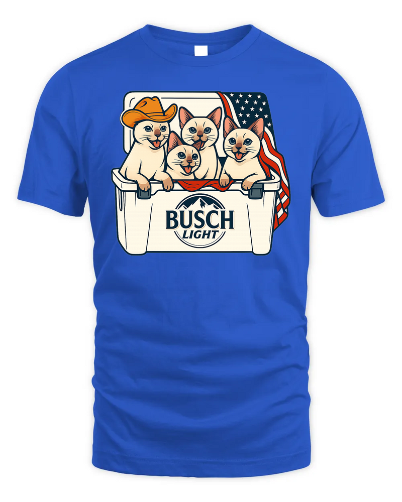 Tonkinese Patriotic 4Th Of July Funny Beer Cat Cooler