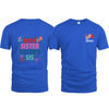 4Th Of July Sissy Shirt, Fourth Of July Kids Shirt, Summer Girl Shirt, 4Th Of July Shirt, Kids 4Th Of July Shirt, Little Sister Shirt, Usa Flag Shirt