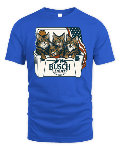 Maine Coon Patriotic 4Th Of July Funny Beer Cat Cooler