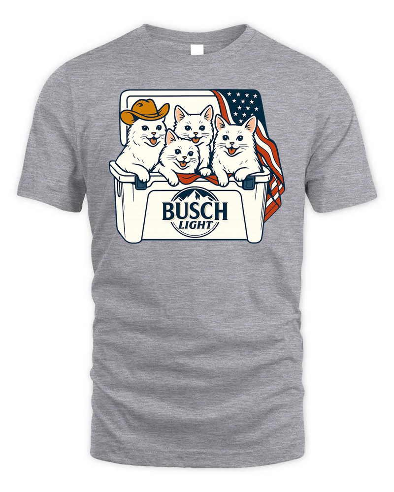 Turkish Angora Patriotic 4Th Of July Funny Beer Cat Cooler