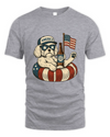Shih Tzu Patriotic Dog Shirt Funny 4Th Of July Floatie Design For Summer Beer Shirt, America Pool Party Shirt, Usa Flag Dog