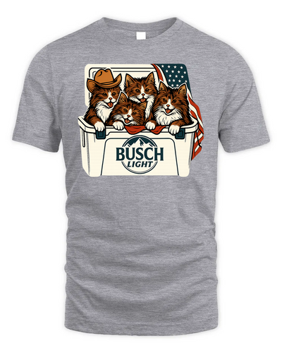 Norwegian Forest Cat Patriotic 4Th Of July Funny Beer Cat Cooler