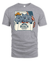 Russian Blue Patriotic 4Th Of July Funny Beer Cat Cooler