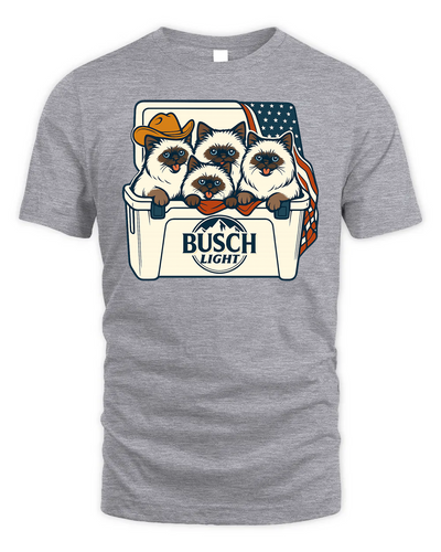 Himalayan Cat Patriotic 4Th Of July Funny Beer Cat Cooler