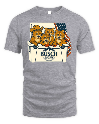 Scottish Fold Patriotic 4Th Of July Funny Beer Cat Cooler