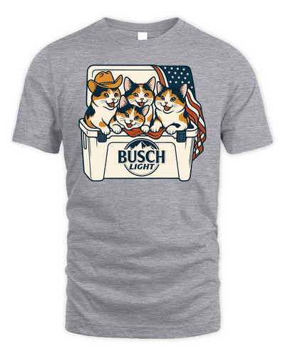 Japanese Bobtail Patriotic 4Th Of July Funny Beer Cat Cooler