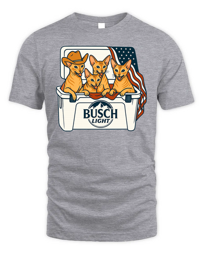 Oriental Patriotic 4Th Of July Funny Beer Cat Cooler