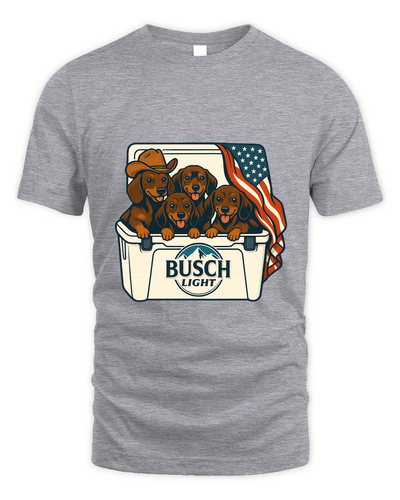 Dachshund Patriotic 4Th Of July Funny Beer Dog Cooler, Independence Cooler Puppies, Summer 4Th Of Jult Cooler Beer, Dogs In Cooler Shirt