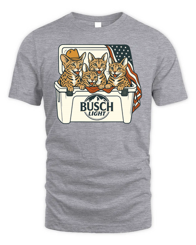 Savannah Cat Patriotic 4Th Of July Funny Beer Cat Cooler