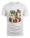 Shih Tzu Patriotic Dog Shirt Funny 4Th Of July Floatie Design For Summer Beer Shirt, America Pool Party Shirt, Usa Flag Dog