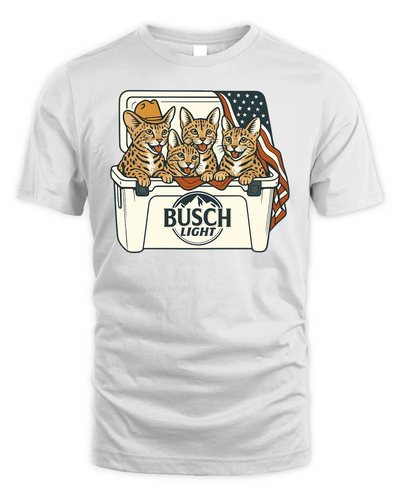 Savannah Cat Patriotic 4Th Of July Funny Beer Cat Cooler