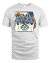 Russian Blue Patriotic 4Th Of July Funny Beer Cat Cooler