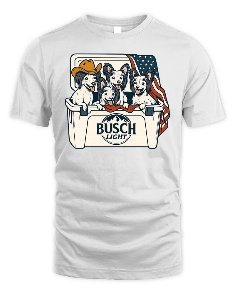 Chinese Crested Patriotic 4Th Of July Funny Beer Dog Cooler