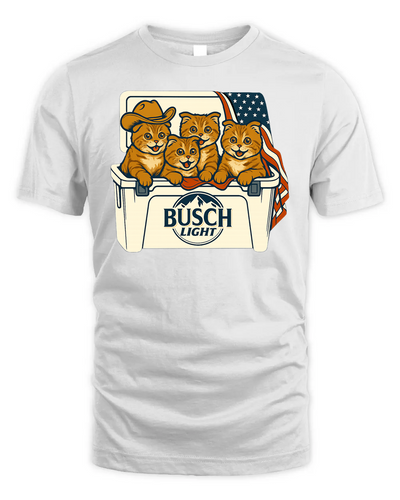 Scottish Fold Patriotic 4Th Of July Funny Beer Cat Cooler