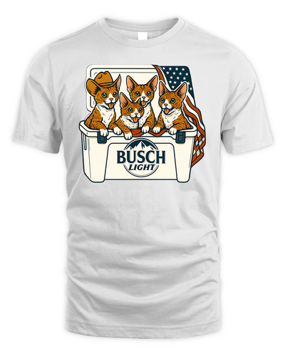 Devon Rex Patriotic 4Th Of July Funny Beer Cat Cooler