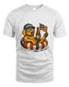 French Labrador Retriever Dog Shirt Funny 4Th Of July Floatie Design For Summer Beer Shirt, America Pool Party Shirt, Usa Flag Dog