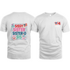 4Th Of July Sissy Shirt, Fourth Of July Kids Shirt, Summer Girl Shirt, 4Th Of July Shirt, Kids 4Th Of July Shirt, Little Sister Shirt, Usa Flag Shirt