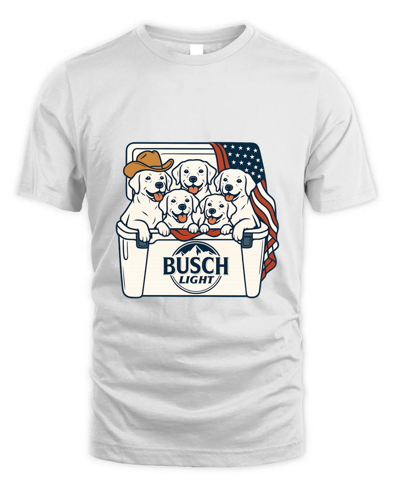 Labrador Retriever Patriotic 4Th Of July Funny Beer Dog Cooler, Independence Cooler Puppies, Summer 4Th Of Jult Cooler Beer, Dogs In Cooler Shirt