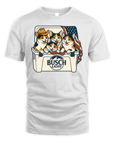 Japanese Bobtail Patriotic 4Th Of July Funny Beer Cat Cooler