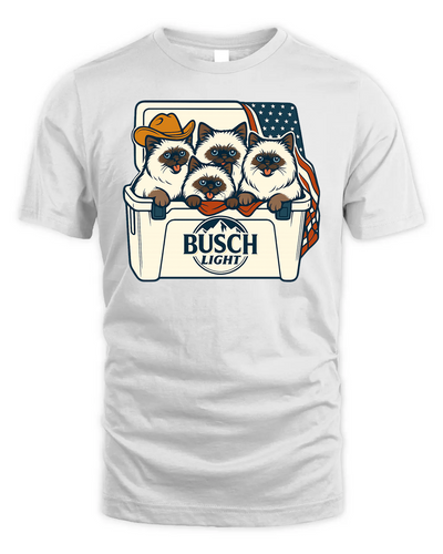 Himalayan Cat Patriotic 4Th Of July Funny Beer Cat Cooler