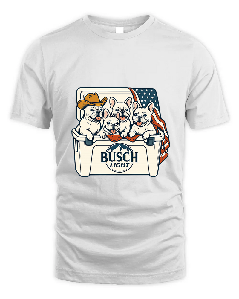 French Bulldog Patriotic 4Th Of July Funny Beer Dog Cooler, Independence Cooler Puppies, Summer 4Th Of Jult Cooler Beer, Dogs In Cooler Shirt