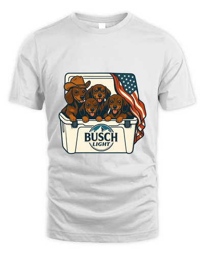 Dachshund Patriotic 4Th Of July Funny Beer Dog Cooler, Independence Cooler Puppies, Summer 4Th Of Jult Cooler Beer, Dogs In Cooler Shirt