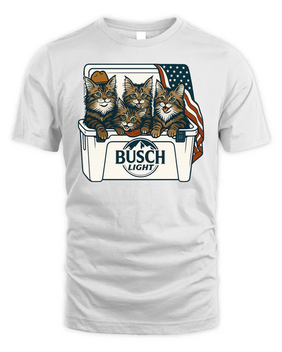 Maine Coon Patriotic 4Th Of July Funny Beer Cat Cooler