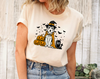 Welsh Terrier Dog Halloween Shirt, Spooky Whippet Witch Shirt, Pumpkin Welsh Terrier Dog, Halloween Dog Lover Gift