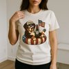 Bernese Mountain Dog Patriotic Dog Shirt Funny 4Th Of July Floatie Design For Summer Beer Shirt, America Pool Party Shirt, Usa Flag Dog