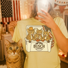 Savannah Cat Patriotic 4Th Of July Funny Beer Cat Cooler